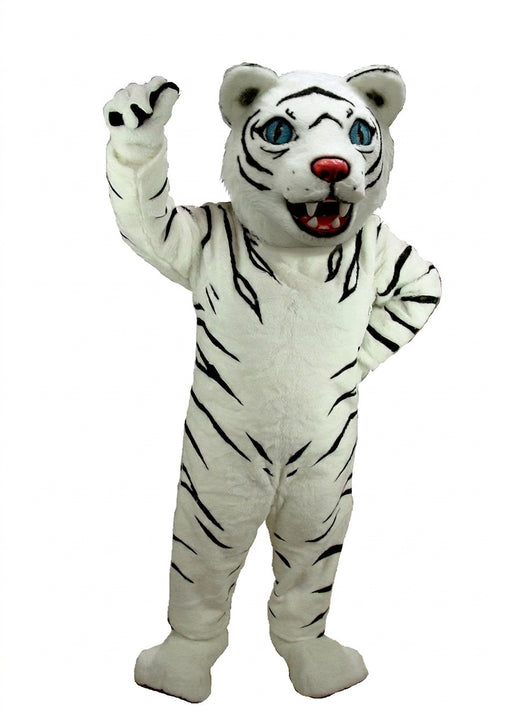 White Tiger Mascot Costume (Thermolite) - professional mascot costume from The Mascot Store