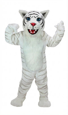 Wildcat Cub Mascot (Thermolite) - Short fur / Albino Tiger mascot costume