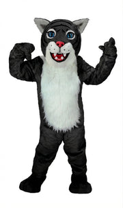 Wildcat Cub Mascot (Thermolite) - Short fur / Black mascot costume