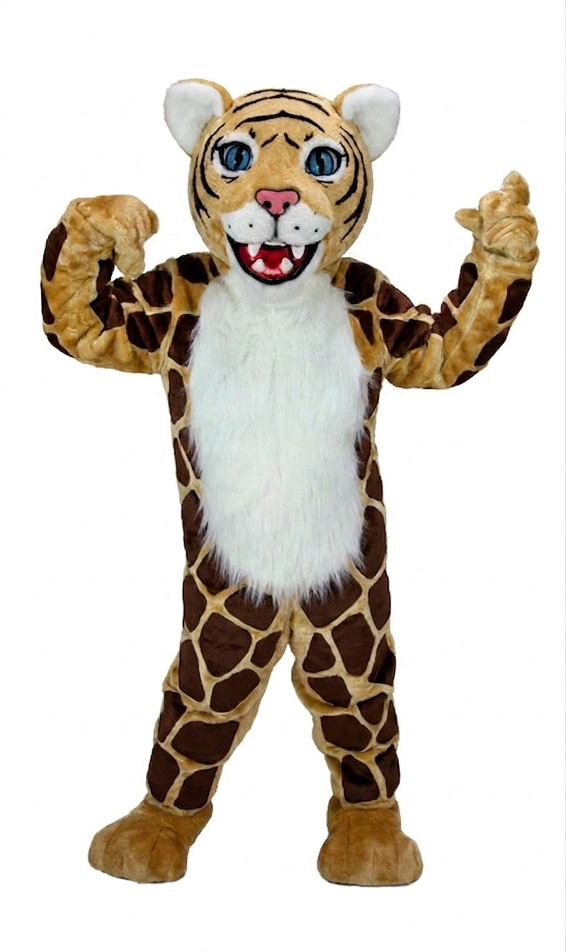 Wildcat Cub Mascot (Thermolite) - Short fur / Giraffe mascot costume