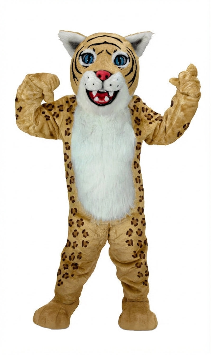 Wildcat Cub Mascot (Thermolite) - Short fur / Leopard mascot costume