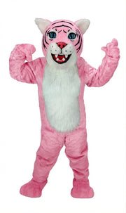 Wildcat Cub Mascot (Thermolite) - Short fur / Pink mascot costume
