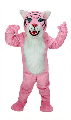 Wildcat Cub Mascot (Thermolite) - Short fur / Pink mascot costume