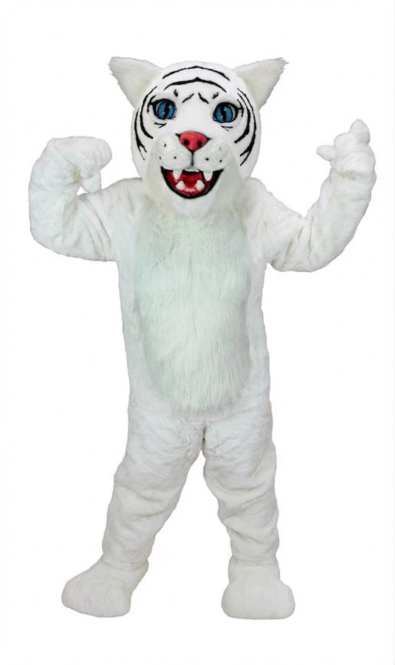 Wildcat Cub Mascot (Thermolite) - Short fur / White mascot costume