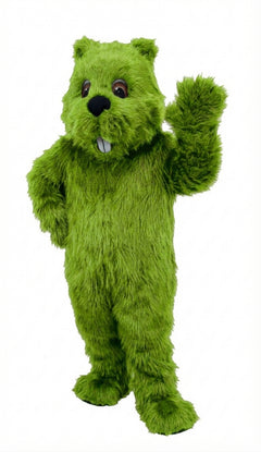 Woodchuck Mascot (Thermolite) - Long fur / Lime mascot costume