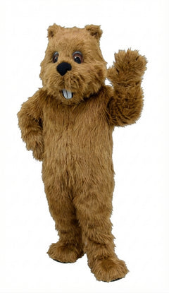 Woodchuck Mascot (Thermolite) - Long fur / Tan mascot costume