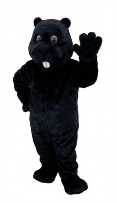 Woodchuck Mascot (Thermolite) - Short fur / Black mascot costume