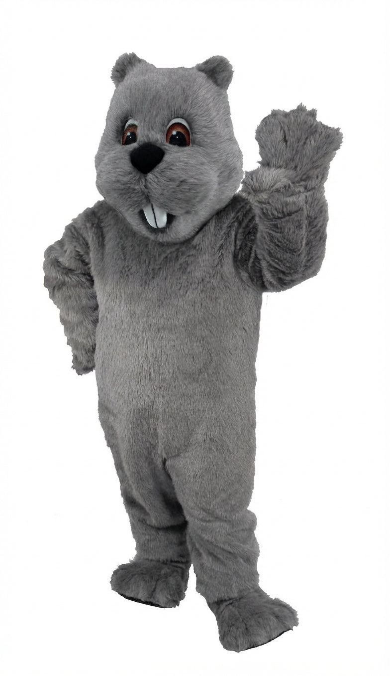 Woodchuck Mascot (Thermolite) - Short fur / Grey mascot costume