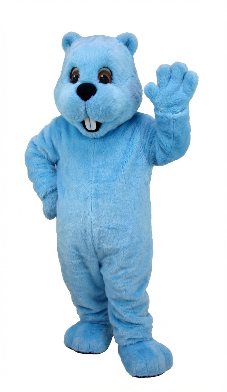 Woodchuck Mascot (Thermolite) - Short fur / Light blue mascot costume