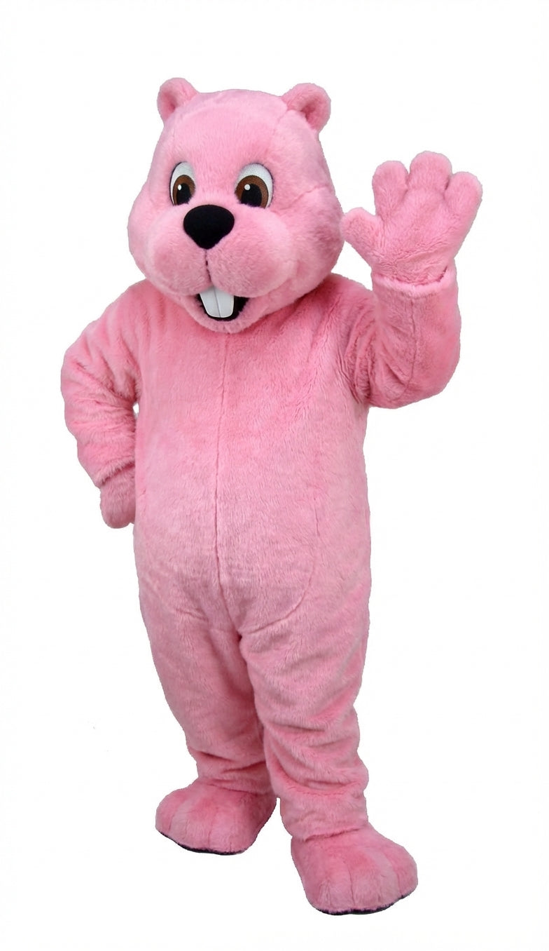 Woodchuck Mascot (Thermolite) - Short fur / Pink mascot costume