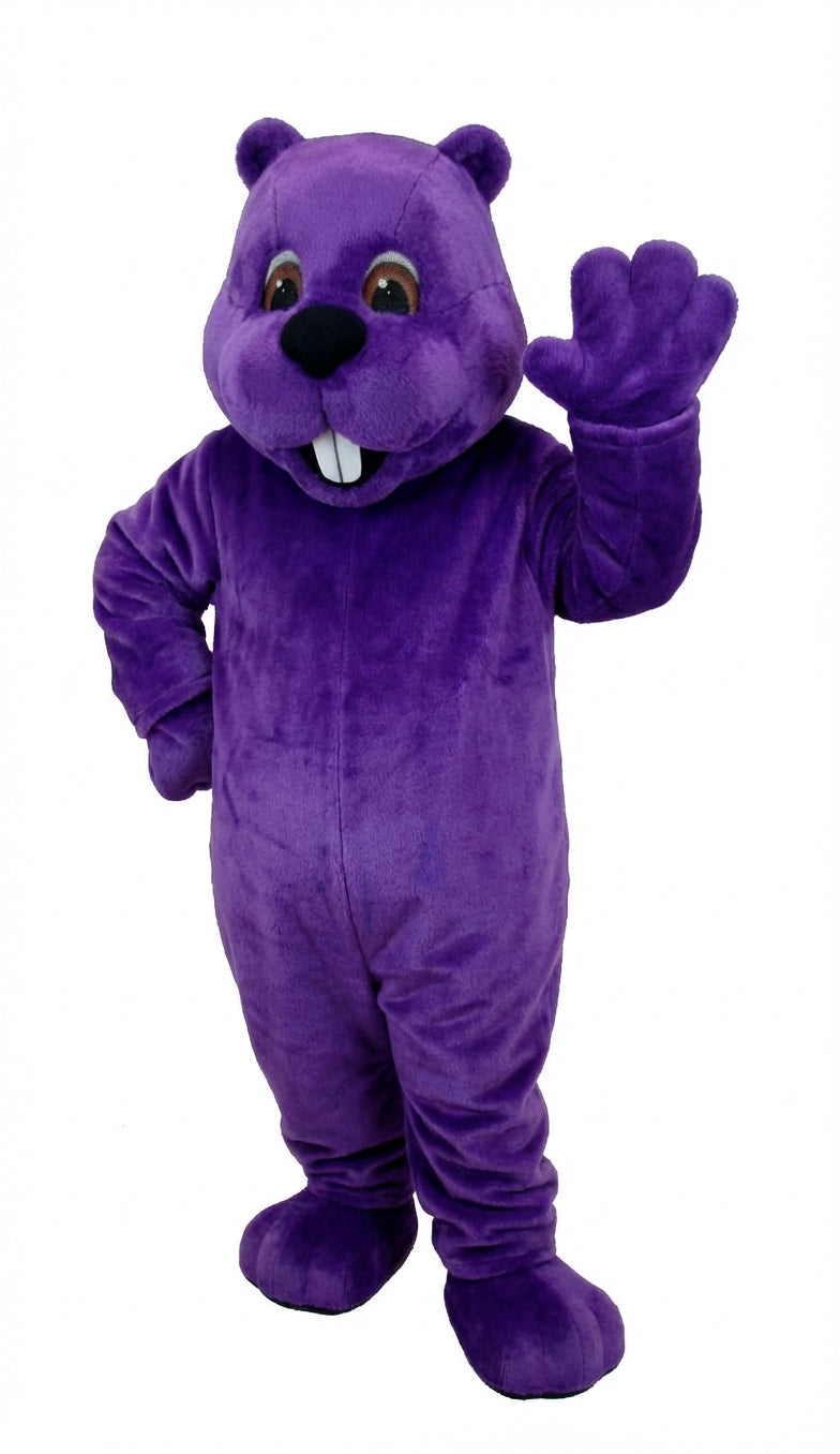 Woodchuck Mascot (Thermolite) - Short fur / Purple mascot costume