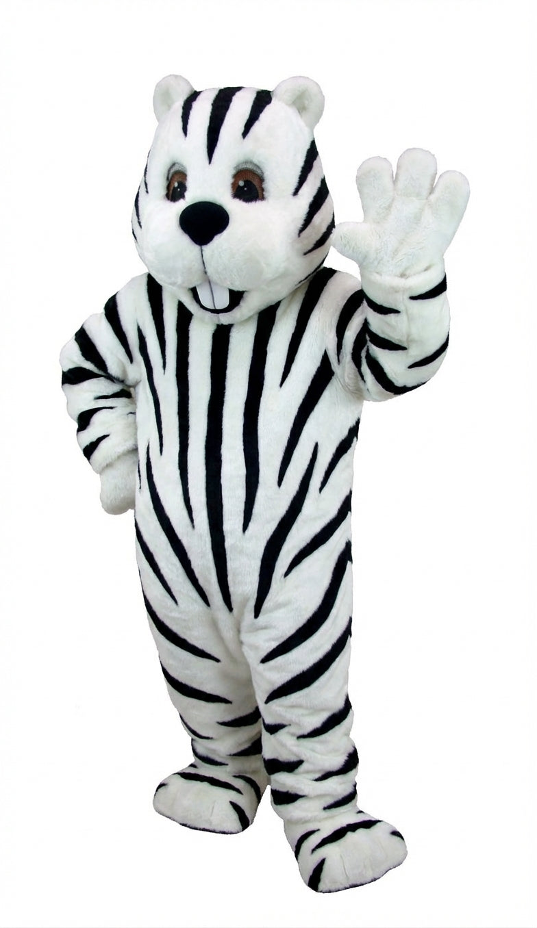 Woodchuck Mascot (Thermolite) - Short fur / Zebra mascot costume