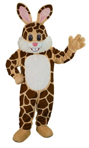 Yellow Toon Rabbit Mascot (Thermolite) - Short fur / Giraffe mascot costume