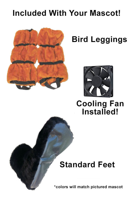 Crow Bird Mascot Costume (Thermolite)