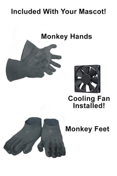 Black Gorilla Mascot (Thermolite) - Image 3