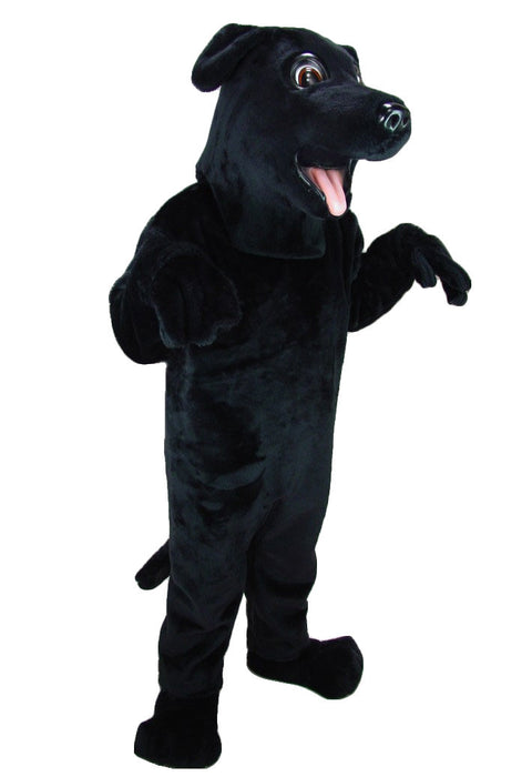 25129 Black Labrador Dog Mascot Costume