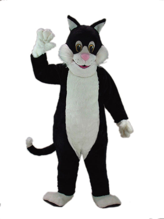 43087 Black Cartoon Cat Mascot Costume