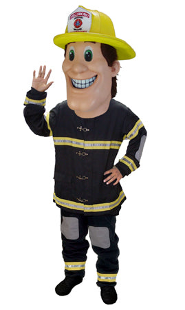 44115 Fireman Mascot Costume