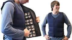 Mascot Cold Vest A2001 with included ice packs for cooling, high-quality vest for extended mascot wear.