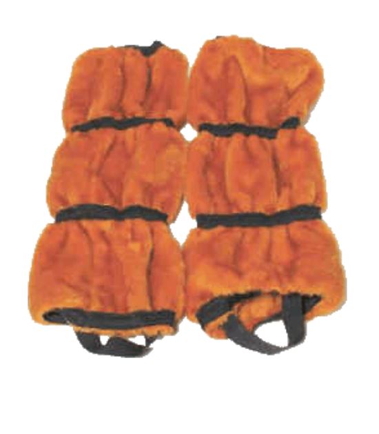 Mascot Bird Leggings A2026, custom replacement leggings in Tiger Orange or Yellow for bird-themed costumes.