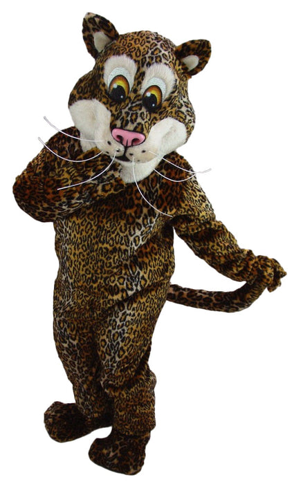 Friendly Jaguar Mascot Costume