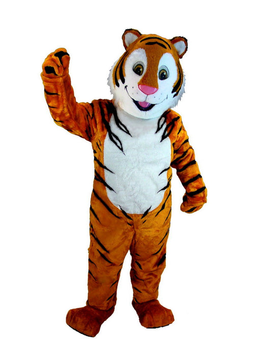 T0002 Cartoon Tiger Mascot Costume (Thermolite)