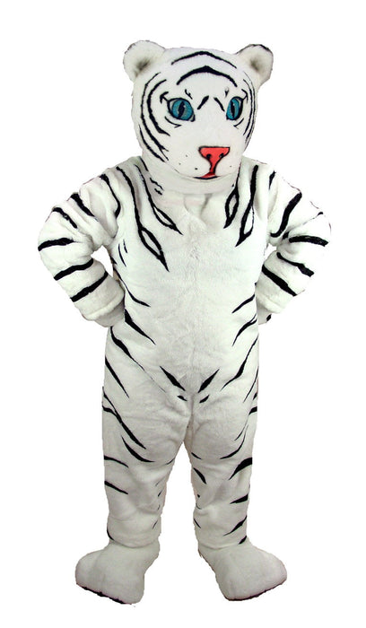 T0009 White Tiger Cub Mascot Costume (Thermolite)