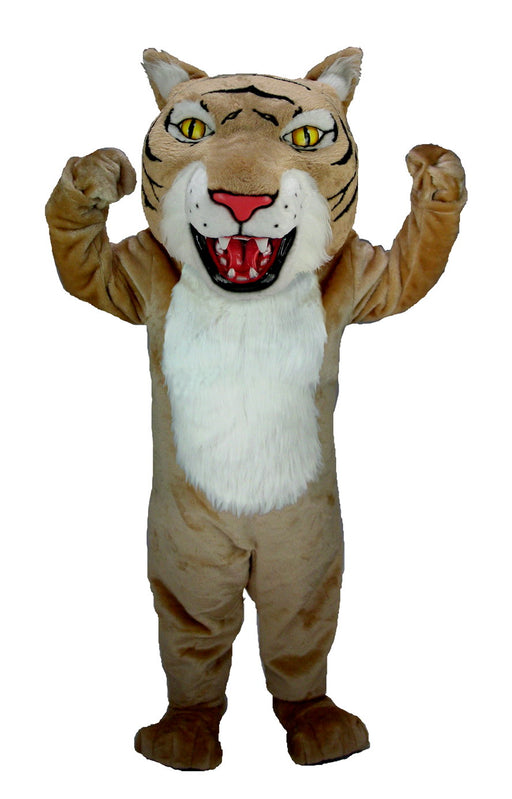 T0020 Tan Wildcat Mascot Costume (Thermolite)