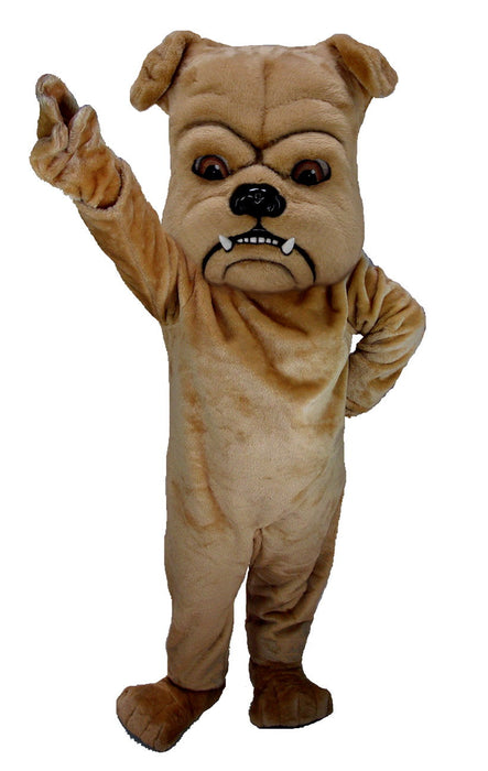 T0072 Tan Bulldog Mascot Costume (Thermolite)