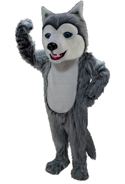 T0079 Grey Husky Mascot Costume (Thermolite)