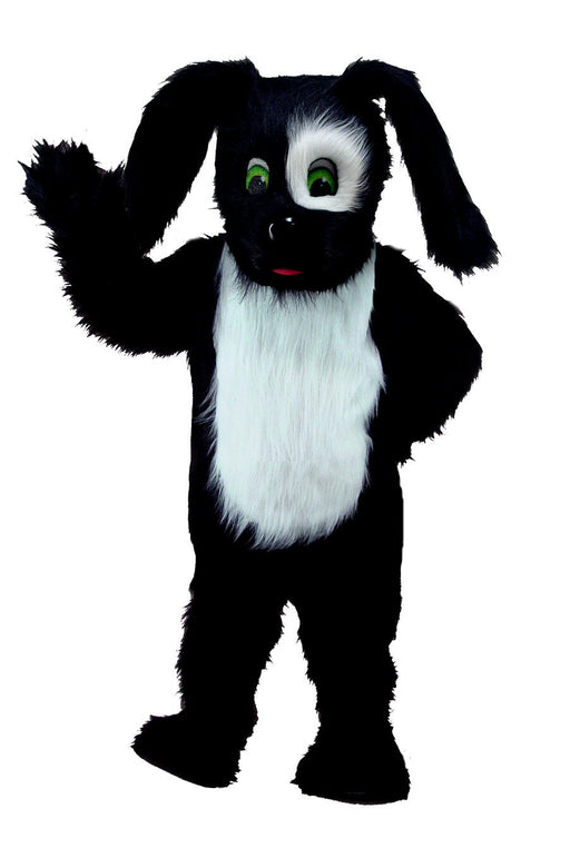 T0088 Black Sheepdog Mascot Costume (Thermolite)