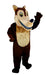 T0106 Brown Wolf Mascot Costume (Thermolite)