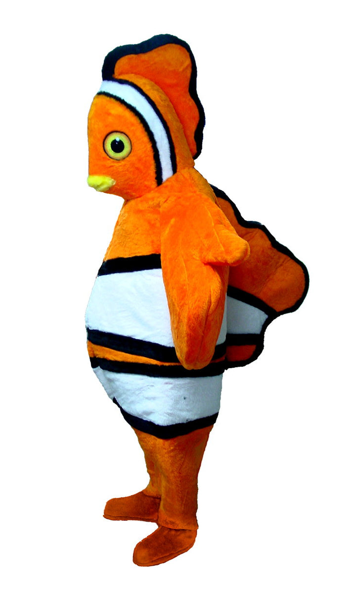 Clown Fish Mascot Ocean Sea Life Costume T0123 Maskus One Size Fits Most / Standard Feet / As Pictured