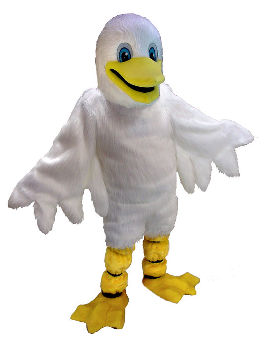 T0133 White Duck Mascot Costume (Thermolite)
