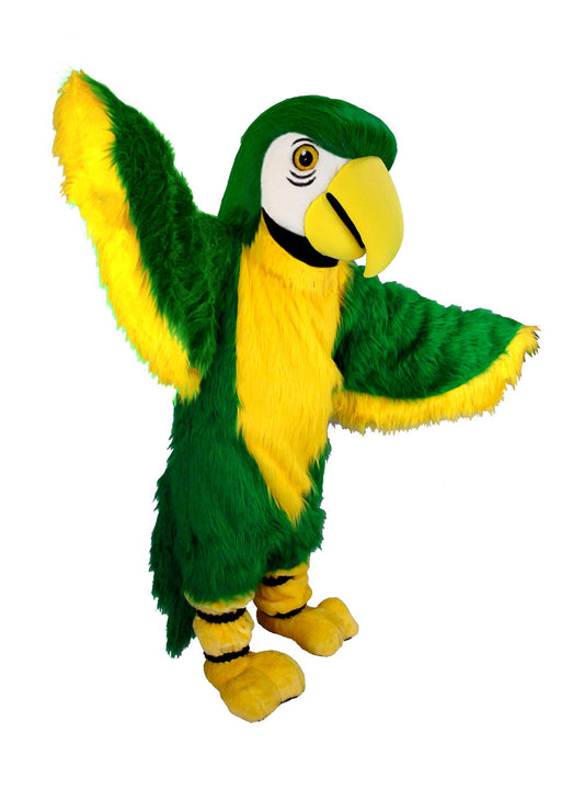 T0151 Green Parrot Bird Mascot Costume (Thermolite)