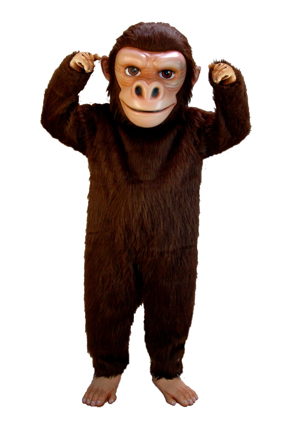 Brown Gorilla Mascot Ape Costume - MaskUS T0175 — The Mascot Store