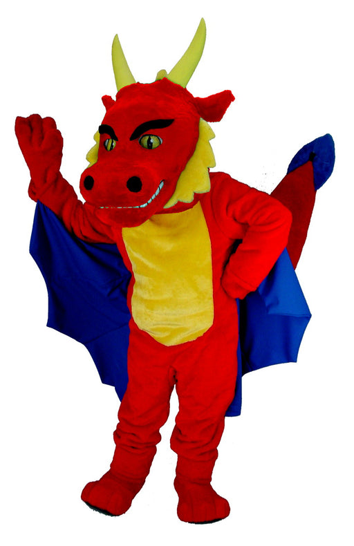 T0213 Red Dragon Mascot Costume (Thermolite)
