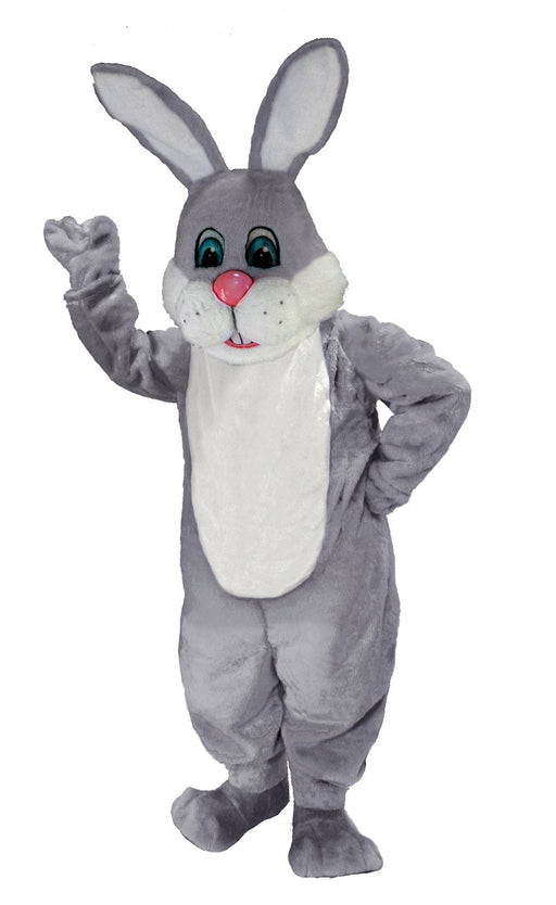 T0237 Grey & White Rabbit Mascot Costume (Thermolite)