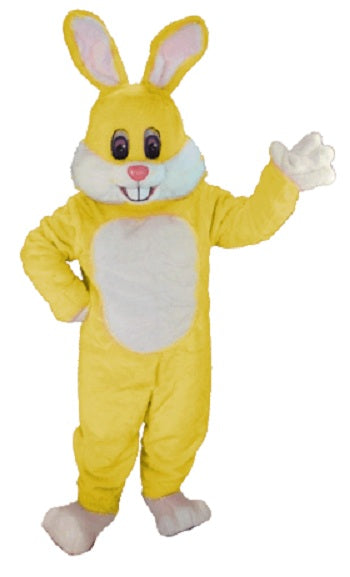 T0243 Yellow Toon Rabbit Mascot Costume (Thermolite)