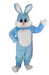T0244 Light Blue Toon Bunny Mascot Costume (Thermolite)
