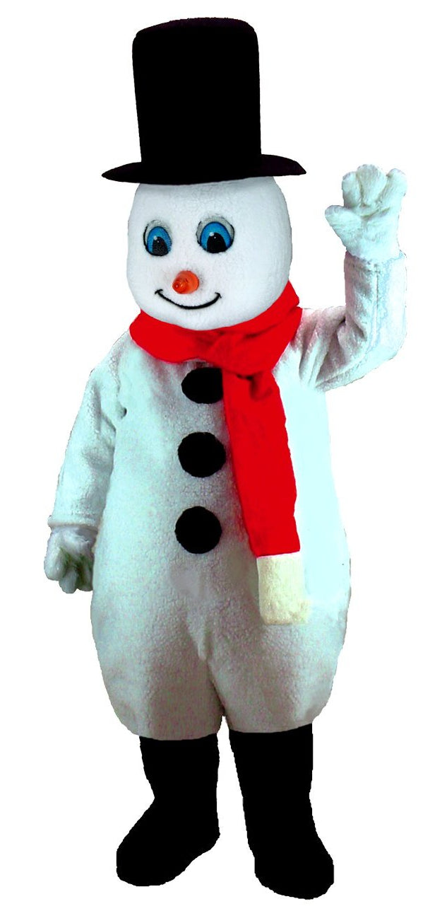 Mr. Snowman Mascot Holiday Winter Snow Costume T0259 MaskUS — The Mascot  Store