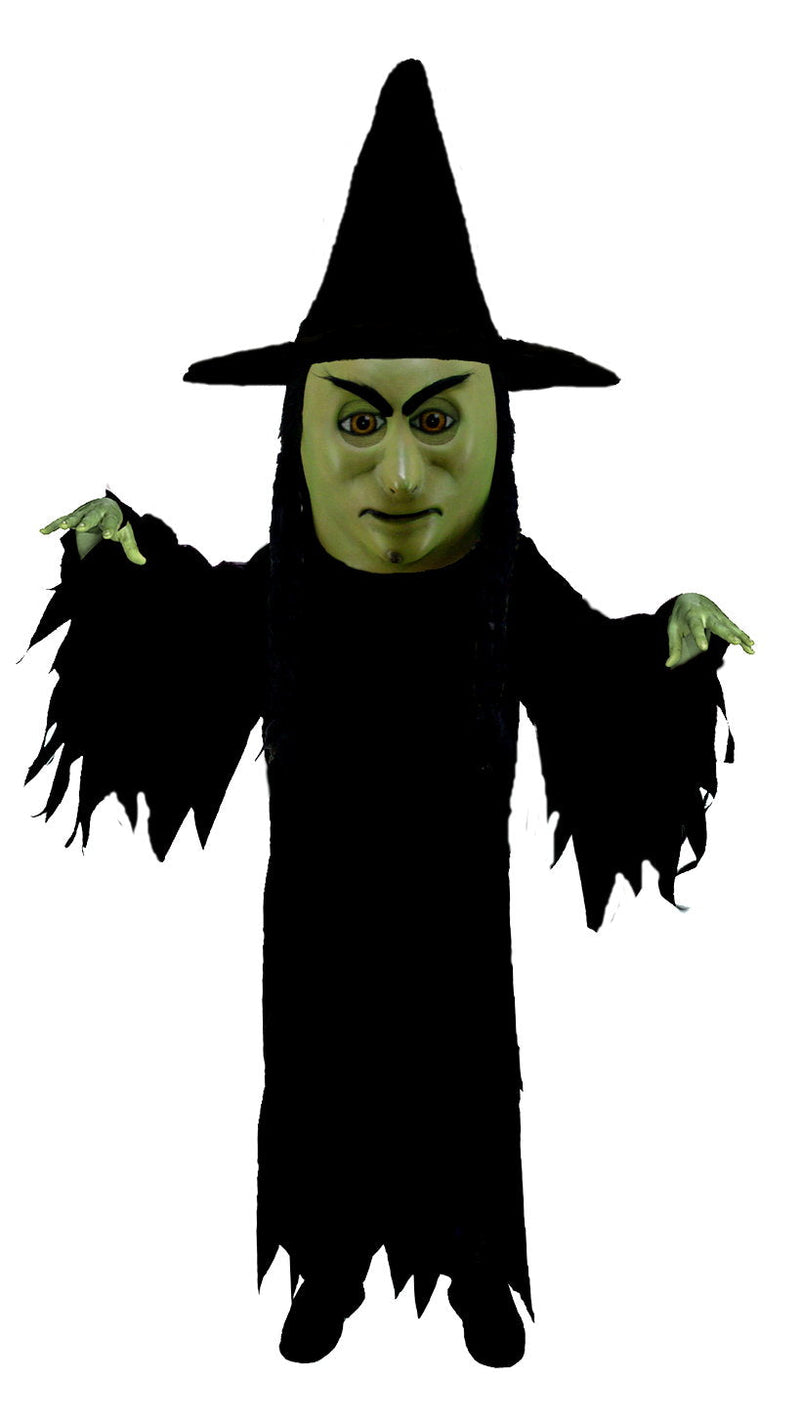Witch Mascot Halloween Costume T0275, professional quality with customizable colors