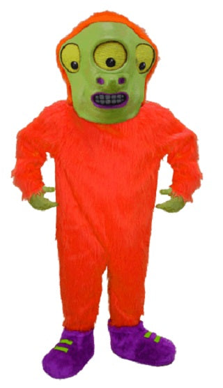 Toon Alien Mascot Costume T0277, handcrafted Thermolite material, high-quality craftsmanship.