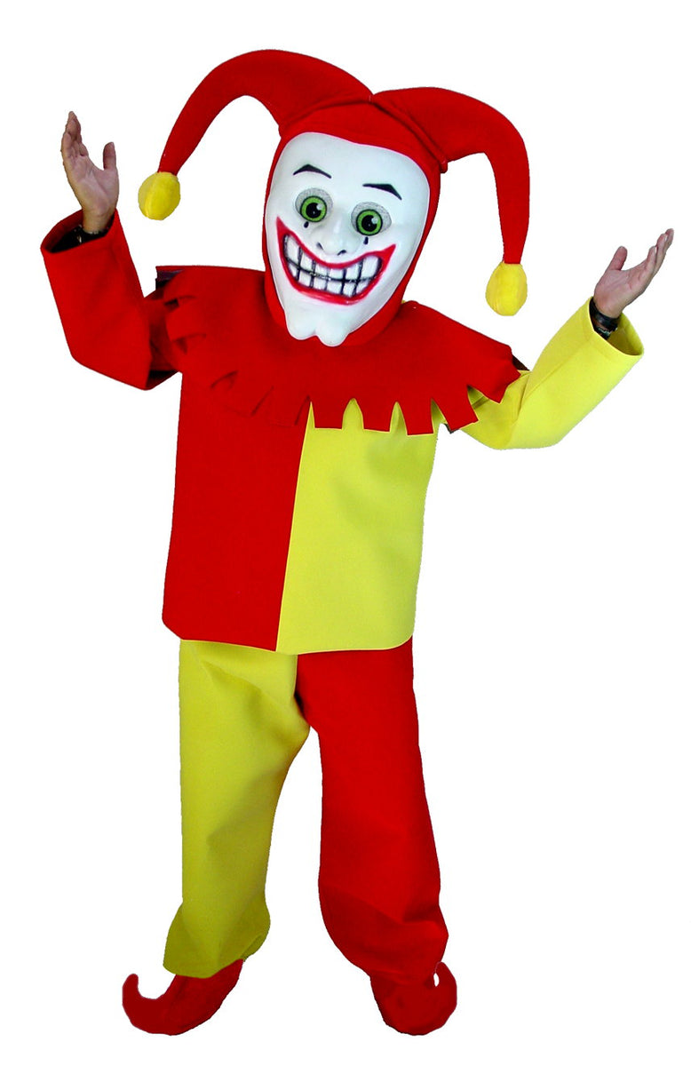 Joker Court Jester Mascot Costume (Thermolite)