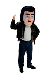 50's Guy Mascot Head Only Costume T0290 for events, professional quality with customizable colors.