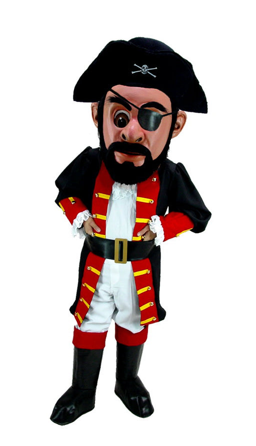 T0296 Captain Blythe Pirate Mascot Costume (Thermolite)